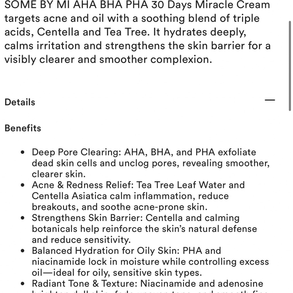 NEW AHA BHA PHA 30 Days Miracle Cream plus bonus tube - Picture 6 of 6
